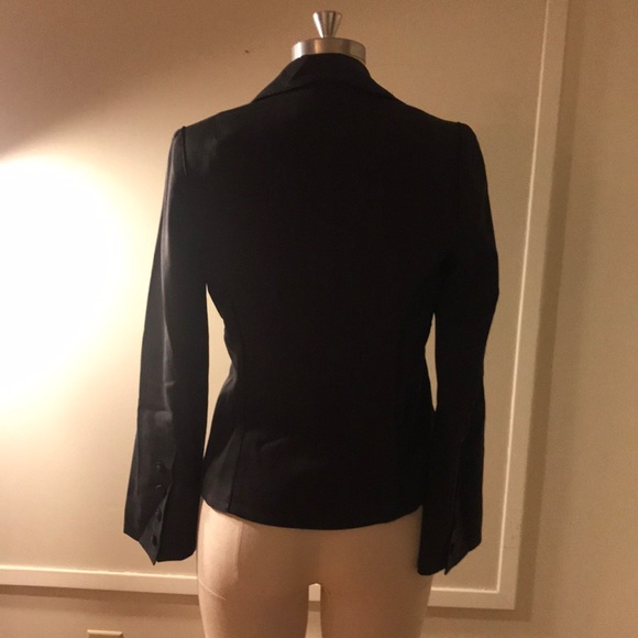 LOUIS VERDAD sz 6 & 8 skirt suit pinstripe shaped - Picture 7 of 7